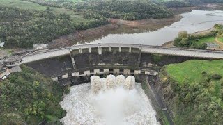 ECRETEMENT DE LA CRUE AU BARRAGE DE VILLEREST  OCTOBRE 2024 [upl. by Allista242]