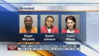 3 arrested for prostituting teen girl [upl. by Corder]