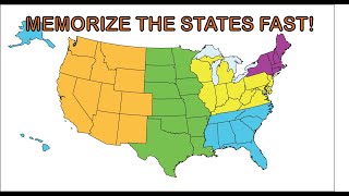 Memorize the states fast ace your test Also practice loop video available in the description [upl. by Ziza]