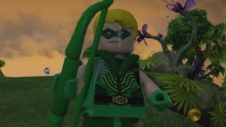 LEGO Batman 3  Green Arrow Free Roam Gameplay [upl. by Belva]