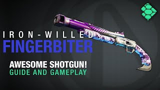 Borderlands 3 Shotgun  Iron Willed Fingerbiter Guide and Gameplay [upl. by Galer984]