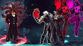 KOF Mugen Orochi Iori BF Remake Vs Bosses Valmar Rugal Team [upl. by Rania]