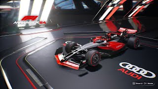 F1 Manager 2024  Team AUDI [upl. by Kealey]