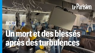 Singapore Airlines  un mort et des blessés après de « fortes turbulences » pendant un vol [upl. by Emylee232]