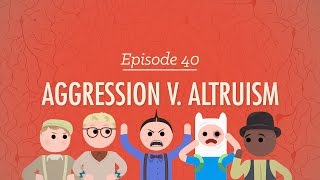 Aggression vs Altruism Crash Course Psychology 40 [upl. by Alboran]