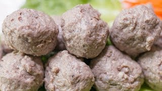 Juicy Beef Meatballs Recipe [upl. by Fitzhugh]