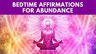 Bedtime Law of Attraction Sleep Affirmations for Abundance amp Money [upl. by Alyac341]