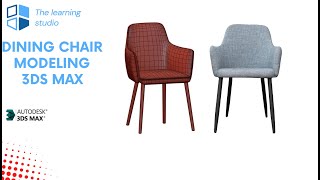 3DsMax Tutorials  Tutorial on Modeling a Dinning Chair in 3dsmax How to make chair in 3ds max [upl. by Orabelle]