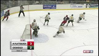 SUNY Oswego Mens Hockey Vs SUNY Plattsburgh SUNYAC SemiFinals  22424 [upl. by Quinn]