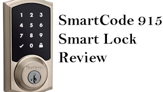 SmartCode 915 Smart Lock Review 915TRL TSCR 11P UL [upl. by Airual478]