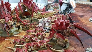 Raven Guard vs Tyranids 8th edition Warhammer 40k battle report [upl. by Arnold220]