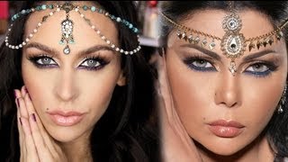 Haifa Wehbe Arabic Inspired Makeup Tutorial [upl. by Wentworth]