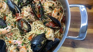 “SIMPLY AMAZING SEAFOOD SPAGHETTI PASTA RECIPE” [upl. by Goltz76]