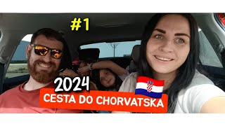 Cesta do CHORVATSKA 2024 🇭🇷 PODGORA naše dovolená v Chorvatsku 🏝️ Dil 1 [upl. by Iem]