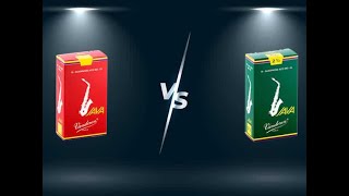 Vandoren Java vs Vandoren Java Red Reeds for Saxophone [upl. by Atsyrhc]