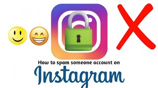 How to spam someone account on Instagram [upl. by Enalb]