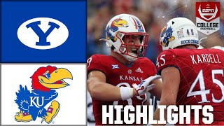 KANSAS COMES OUT ON TOP 🙌 BYU Cougars vs Kansas Jayhawks  Full Game Highlights [upl. by Consalve]