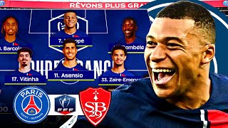 How will PSG Lineup vs Brest GAME PREVIEW PSGSB29 [upl. by Hetti204]