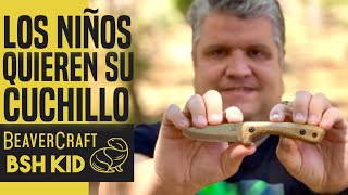 BEAVERCRAFT BSH KID cuchillo PARA NIÑOS AVENTUREROS Revisión EDC4K [upl. by Petty]