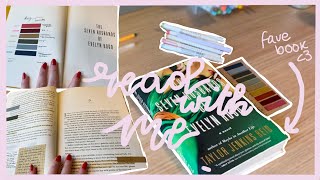 1hr real time read with me 🌸📚  lofi asmr read and annotate my favourite book with me [upl. by Etteyafal]