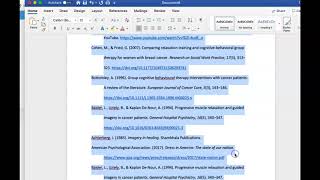 APA References Page How to format in Hanging Indent and Alphabetize II Works cited II Bibliography [upl. by Nura]