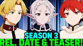 MUSHOKU TENSEI JOBLESS REINCARNATION SEASON 3 RELEASE DATE amp TRAILER  Situation [upl. by Utas]