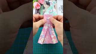 Cómo hacer vestidos de papel  Ideas de manualidades de papel fáciles de hacer en casa [upl. by Nylia]