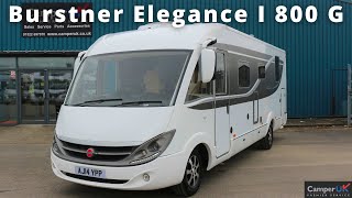 Burstner Elegance I 800 G Motorhome For Sale at Camper UK [upl. by Tenneb]