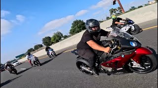 CRAZY SUPER BIKE EXPERIENCE  LA STREET RACING POV 👀🔥 [upl. by Meekyh]