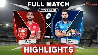 MI VS PBKS HIGHLIGHTS 2021 MATCH 42 PHASE 2  Mumbai Vs Punjab Match 42  IPL 2021 MIvPBKS [upl. by Arretnahs]