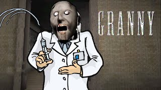 Doctor Granny vs Grandpa funny animation  Ice Scream Scary Teacher Baldi [upl. by Ailic]