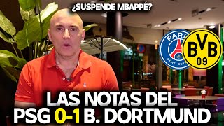 MBAPPÉ SANCHO DEMBÉLÉ VITINHA HUMMELS LAS NOTAS DEL PSG 01 BORUSSIA DORTMUND  CHAMPIONS [upl. by Briano]