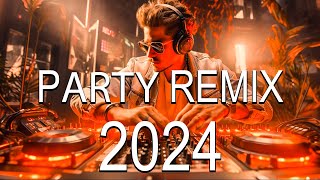 PARTY MIX 2024 ⚡ Mashups amp Remixes of Popular Songs 2024 ⚡ Tiësto David Guetta Hardwell Afrojack [upl. by Analah]