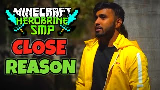 Why Herobrine Smp Closed  logical explanation Minecraft in Hindi [upl. by Apurk438]