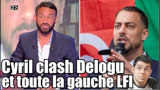 Cyril Hanouna clash Sébastien Delogu amp le LFI 🤣 touche pas à mon poste tpmp réaction [upl. by Sibyls728]