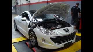 PEUGEOT RCZ 16 TURBO 2012  Reprogramação ECU chip nascarchips youtube [upl. by Acirretal]