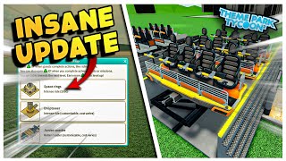 EVERYTHING You Need To Know About The New Update in Theme Park Tycoon [upl. by Anoj]