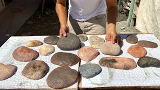 Como hacer REPLICAS ROCAS De RIO PARA FACHADAS  making faux river rocks [upl. by Alehtse]