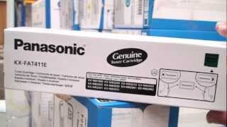 Panasonic Toner Cartridge KXFAT411X KXFAT411E [upl. by Dennie]