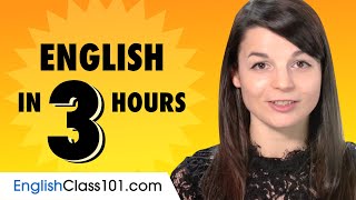 Learn English in 3 Hours Basics of English Speaking for Beginners [upl. by Rossy737]