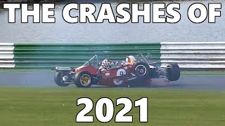 The Crashes of 2021Highlights  UK Motorsport Action [upl. by Bausch]