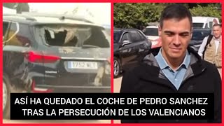 ❤️ PEDRO SANCHEZ AL SALIR HUYENDO DE VALENCIA [upl. by Anaxor]