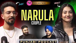 NARULA COUPLE  SAM NARULA  REET NARULA  podcast  MAPLE HAWKS PODCAST  punjabi podcast [upl. by Bozuwa]