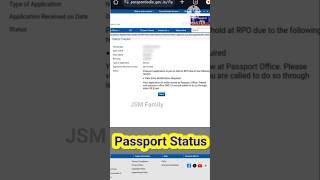 Your application in under review at Passport Office 🇮🇳 Status Check passport shorts 2024 update [upl. by Aziram]