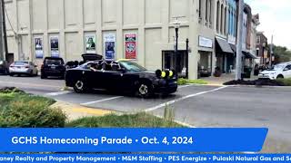 GCHS Homecoming Parade • Oct 4 2024 [upl. by Adikam]