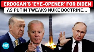 NATO Nation Turkey Defends Putin After Nuke Doctrine Change Blames West In Fiery Speech  Ukraine [upl. by Erma]