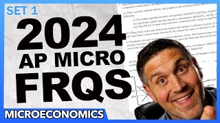 2024 AP Micro FRQ Answers Set 1 [upl. by Nolasba]