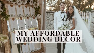 Favorite Affordable Wedding Decor [upl. by Cadmann]