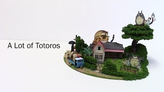 Lots of Totoros papercraft  Part 2 となりのトトロ [upl. by Aniretake]