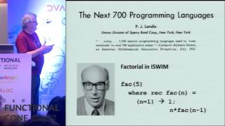 Why Functional Programming Matters by John Hughes at Functional Conf 2016 [upl. by Zaob]